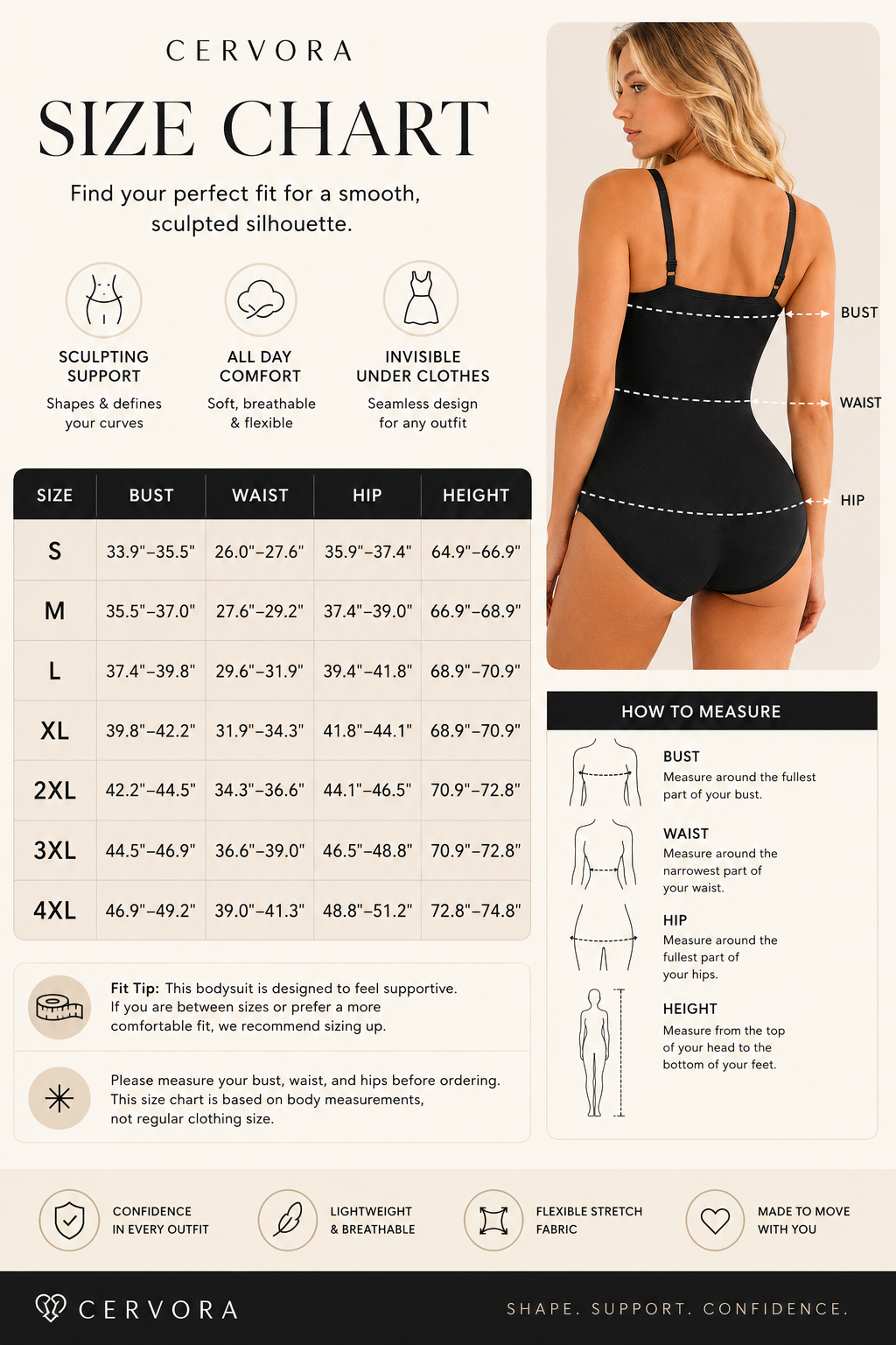 Cervora Seamless Sculpt Bodysuit